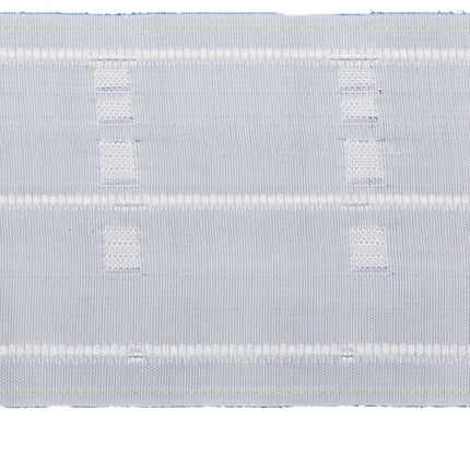 Pinch Pleat Curtain Tape 100mm (4") Wide 3 Pleats 1:2.5 Fullness MOLTO - ThreadandTrimmings