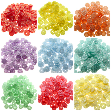Round Baby Star Buttons Childrens Cardigans Knitting Sewing Craft 11.5-16mm