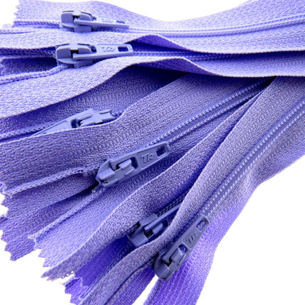 5 Pack Nylon Closed End Trebla Zips 3mm Dark Neutrals Cushion Fasteners