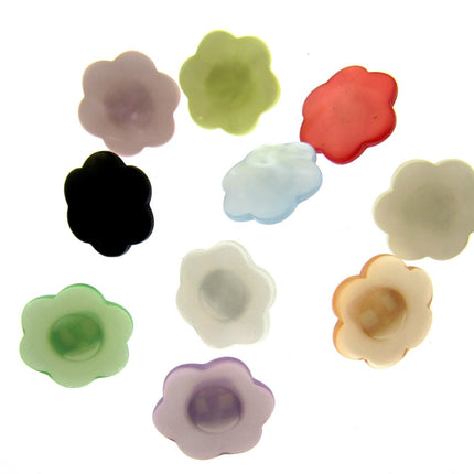 Daisy Flower Shank Buttons Bright Pastel Colours Sewing Craft CP18 13-18mm