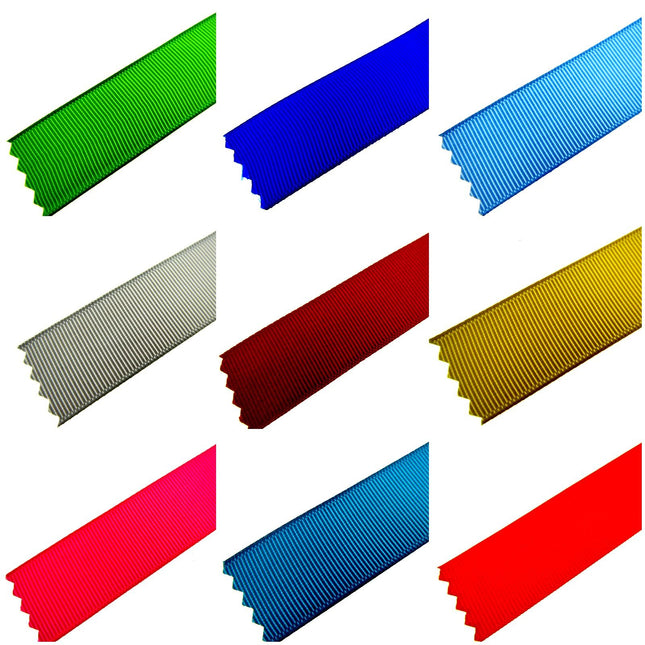 Grosgrain Ribbon Ribbed Fabric Trim Edge Tape Bow Making 22 Colours 5 Size 3m