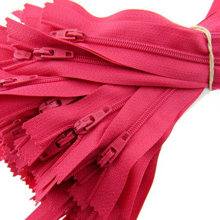 Nylon Closed End Trebla Zips 10 Pack Pastels Sorbet Shades Dresses Crafts - ThreadandTrimmings