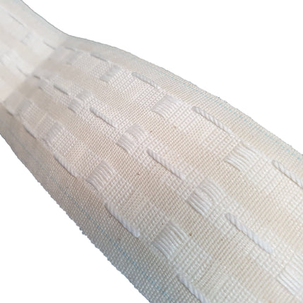 Cream Cotton Mix Curtain Header Pencil Pleat Tape 3 inch / 75mm Wide 50m Roll - ThreadandTrimmings