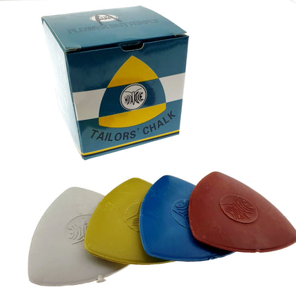 Soft Tailors Chalk Triangle Fabric Marker Sewing Dressmaking White Assorted 3 10