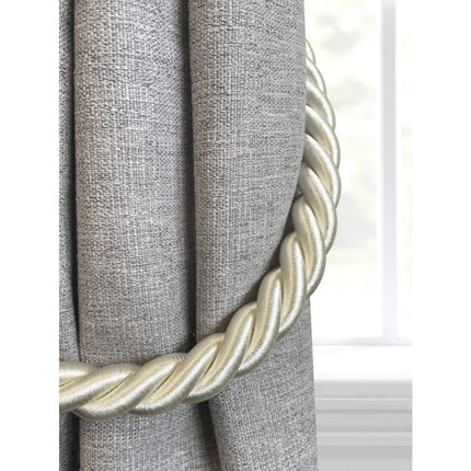 Reef Rope Curtain Tiebacks with Twisted End Caps by Jones Interiors - ThreadandTrimmings