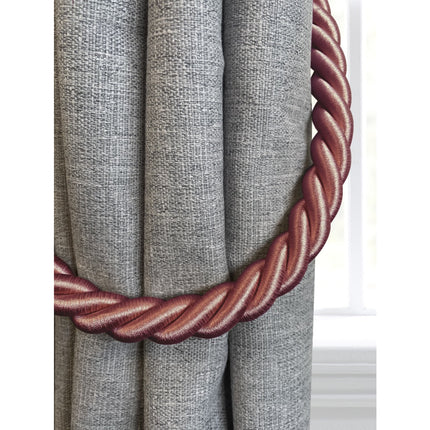Reef Rope Curtain Tiebacks with Twisted End Caps by Jones Interiors - ThreadandTrimmings