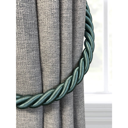 Reef Rope Curtain Tiebacks with Twisted End Caps by Jones Interiors - ThreadandTrimmings