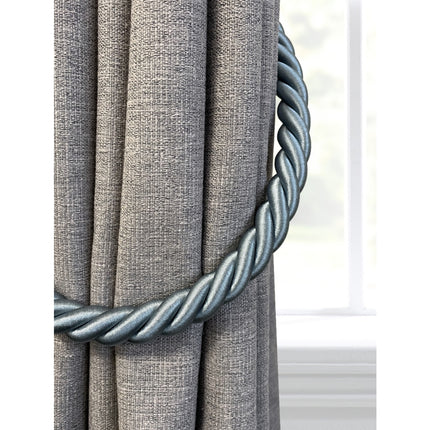 Reef Rope Curtain Tiebacks with Twisted End Caps by Jones Interiors - ThreadandTrimmings