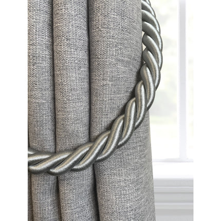 Reef Rope Curtain Tiebacks with Twisted End Caps by Jones Interiors - ThreadandTrimmings