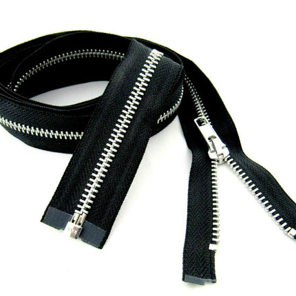 YKK Extra Long Metal Open Ended Separating Zip for Sleeping Bags, Camping Tents - ThreadandTrimmings