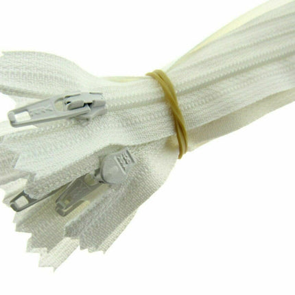 YKK Nylon Zips Closed End Skirt Zips 8" 9" 10" Choose From 32 Colours - Autolock - ThreadandTrimmings