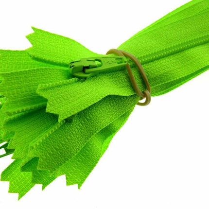 YKK Nylon Closed End Autolock Skirt Zips- 5 x Zips Per Pack - Size 8", 9" or 10" - ThreadandTrimmings