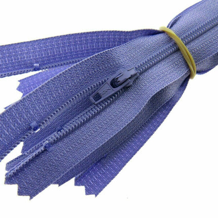 YKK Nylon Zips Closed End Skirt Zips 8" 9" 10" Choose From 32 Colours - Autolock - ThreadandTrimmings