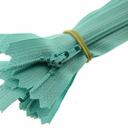 YKK Nylon Zips Closed End Skirt Zips 8" 9" 10" Choose From 32 Colours - Autolock - ThreadandTrimmings