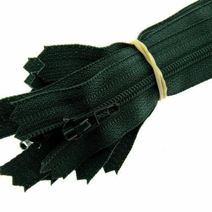 YKK Nylon Zips Closed End Skirt Zips 8" 9" 10" Choose From 32 Colours - Autolock - ThreadandTrimmings