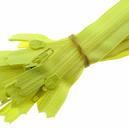 YKK Nylon Zips Closed End Skirt Zips 8" 9" 10" Choose From 32 Colours - Autolock - ThreadandTrimmings