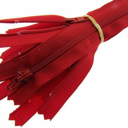 YKK Nylon Zips Closed End Skirt Zips 8" 9" 10" Choose From 32 Colours - Autolock - ThreadandTrimmings