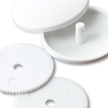 Plastic Self Cover Buttons Prym Hang Sell Cards -11mm 15mm 19mm 22mm 29mm - ThreadandTrimmings