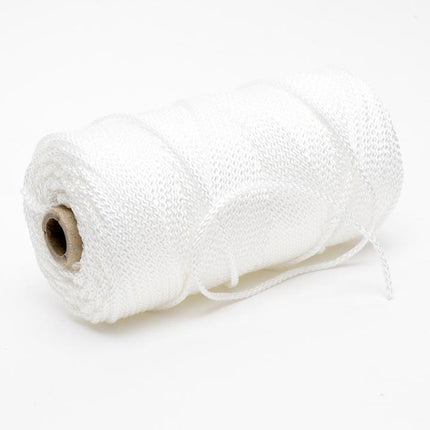 Strong Braided Polypropylene Cord in Black or White 100m Rolls 2mm 3mm 4mm - ThreadandTrimmings