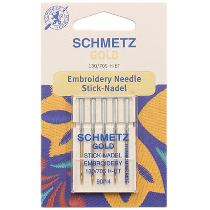 Embroidery Sewing Machine Needles by Schmetz 75 / 90 - Regular and Titanium - ThreadandTrimmings