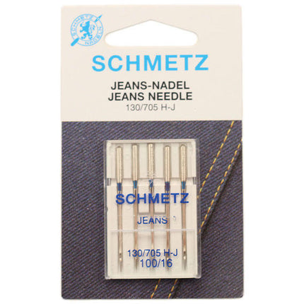 Denim Jean Machine Needles by Schmetz Use for Tightly Woven Fabrics  All Types - ThreadandTrimmings