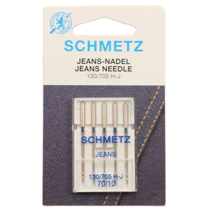 Denim Jean Machine Needles by Schmetz Use for Tightly Woven Fabrics  All Types - ThreadandTrimmings