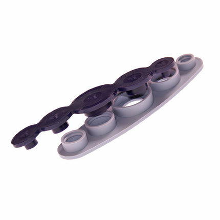 Self cover button tool on a white background