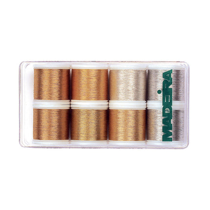 Madeira Heavy Metal Metallic Embroidery Thread 8x200m Spools - ThreadandTrimmings