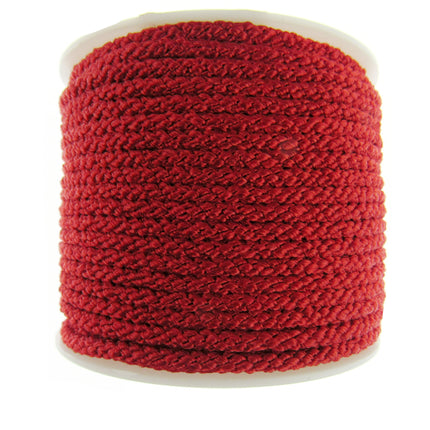 Rayon Braided Lacing Drawstring Cord by British Trimmings - Narrow 4mm Wide Cord - ThreadandTrimmings