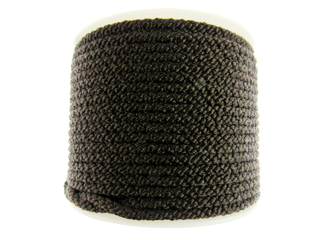 Rayon Braided Lacing Drawstring Cord by British Trimmings - Narrow 4mm Wide Cord - ThreadandTrimmings