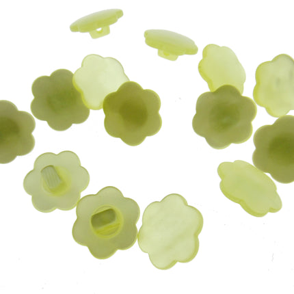 Daisy Flower Shank Buttons Bright Pastel Colours Sewing Craft CP18 13-18mm