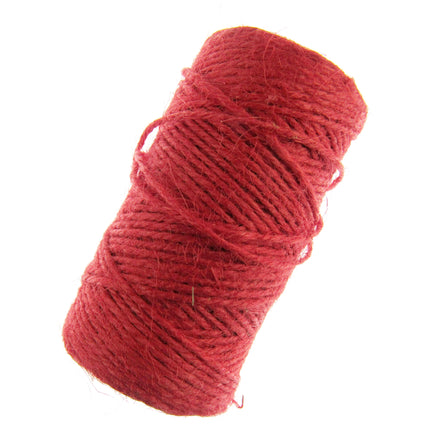Natural Jute Rope Twine in 3 Colours 2mm Wide Choice of Pack Length - - ThreadandTrimmings