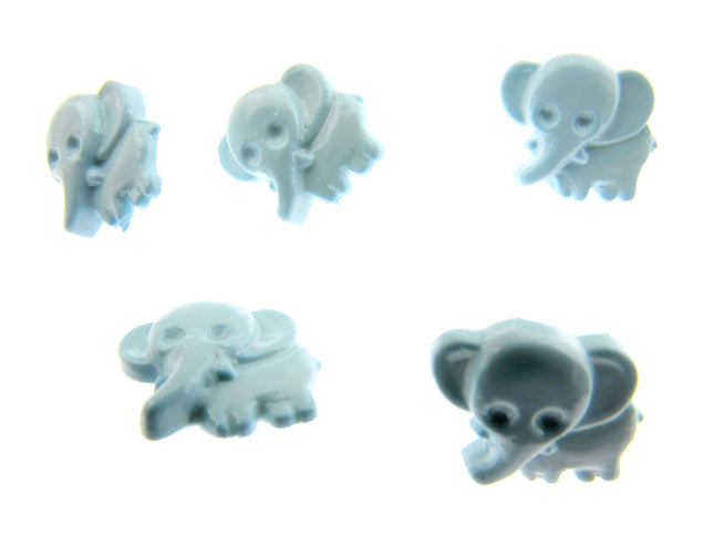 Baby Animal Elephant Buttons For Kids Knitted & Crochet Projects 15mm Shank CN38 - ThreadandTrimmings
