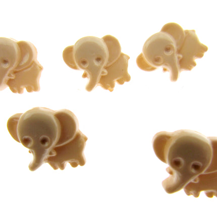 Baby Animal Elephant Buttons For Kids Knitted & Crochet Projects 15mm Shank CN38 - ThreadandTrimmings