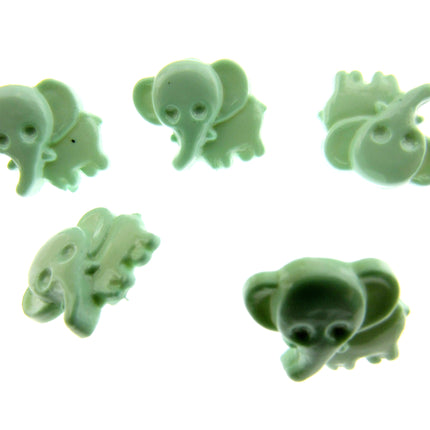 Baby Animal Elephant Buttons For Kids Knitted & Crochet Projects 15mm Shank CN38 - ThreadandTrimmings