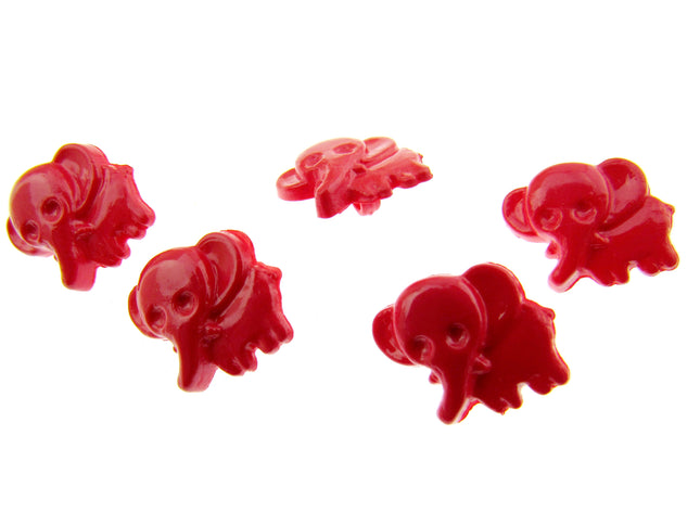 Baby Animal Elephant Buttons For Kids Knitted & Crochet Projects 15mm Shank CN38 - ThreadandTrimmings