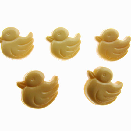 Bright Baby Duck Buttons For Kids Knitted & Crochet Projects 15mm Shank CN50 - ThreadandTrimmings