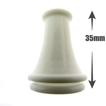 Bathroom Cord Pulls Curtain Cord Pulls - Strong Plastic Liberty Bell 35mm x 25mm - ThreadandTrimmings