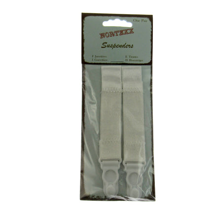 Sew On Suspenders in Black or White Price for a Pair 19mm NSS6