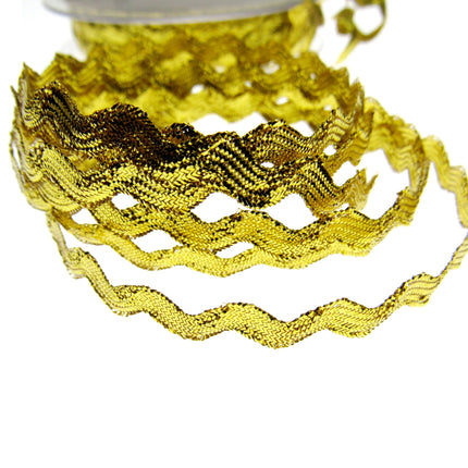 Ric Rac Ribbon Trimming Braid 6mm Wide 20m Roll Rik Rak Braiding - ThreadandTrimmings