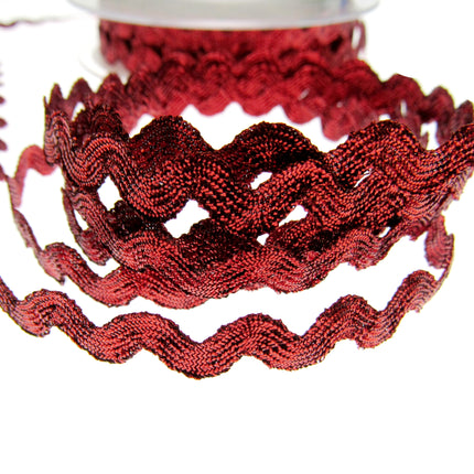 Ric Rac Ribbon Trimming Braid 6mm Wide 20m Roll Rik Rak Braiding - ThreadandTrimmings