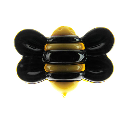 Bumble Bee Buttons Black Wing Bee Buttons 25mm Shank Buttons By Wonder Button