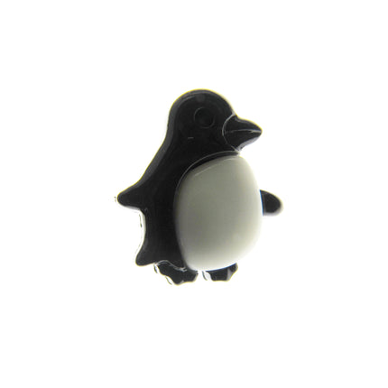 Penguin Buttons Children's Black & White Penguin Buttons 17mm CN21
