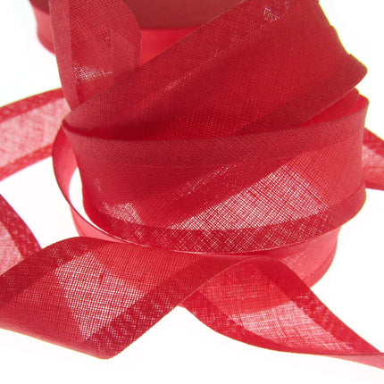 Cotton Bias Binding Bunting Tape - 25mm Wide - 5 x Meters - 100% Cotton - ThreadandTrimmings