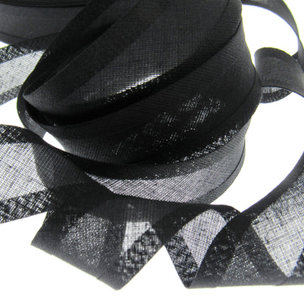 Cotton Bias Binding Bunting Tape - 25mm Wide - 5 x Meters - 100% Cotton - ThreadandTrimmings