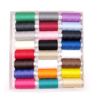 Coats Moon Assorted Sewing Thread x 24 Reels Spun Polyester Special Gift Box - ThreadandTrimmings