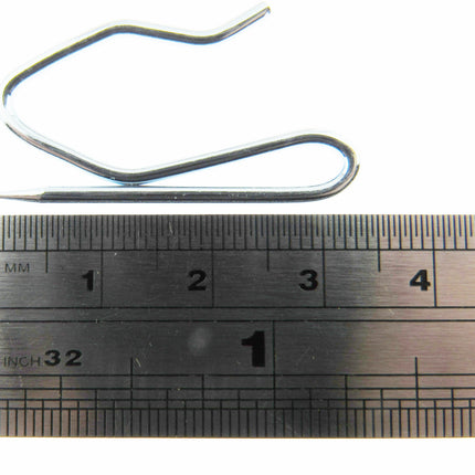 Metal Curtain Pin Tape Hooks for Curtain Header Pinch Pleat Strong Solid Zinc - ThreadandTrimmings