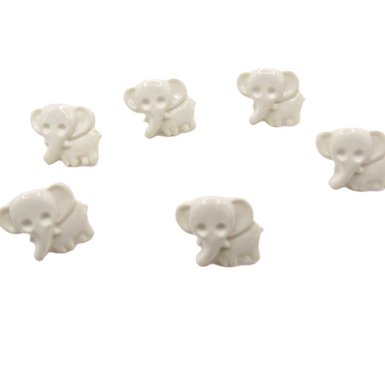 Baby Animal Elephant Buttons For Kids Knitted & Crochet Projects 15mm Shank CN38 - ThreadandTrimmings