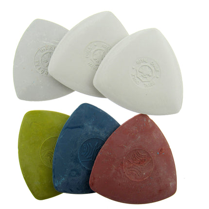 Soft Tailors Chalk Triangle Fabric Marker Sewing Dressmaking White Assorted 3 10