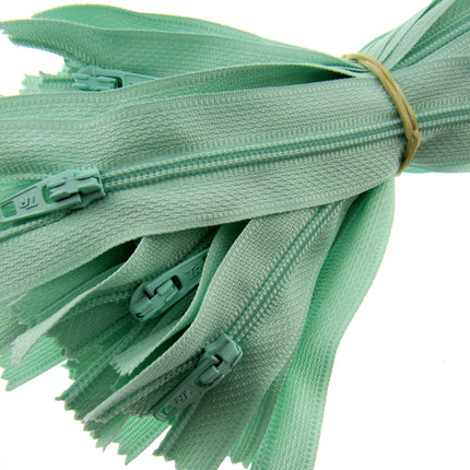 Nylon Closed End Trebla Zips 10 Pack Brights Neutrals Dresses Skirts Crafts - ThreadandTrimmings